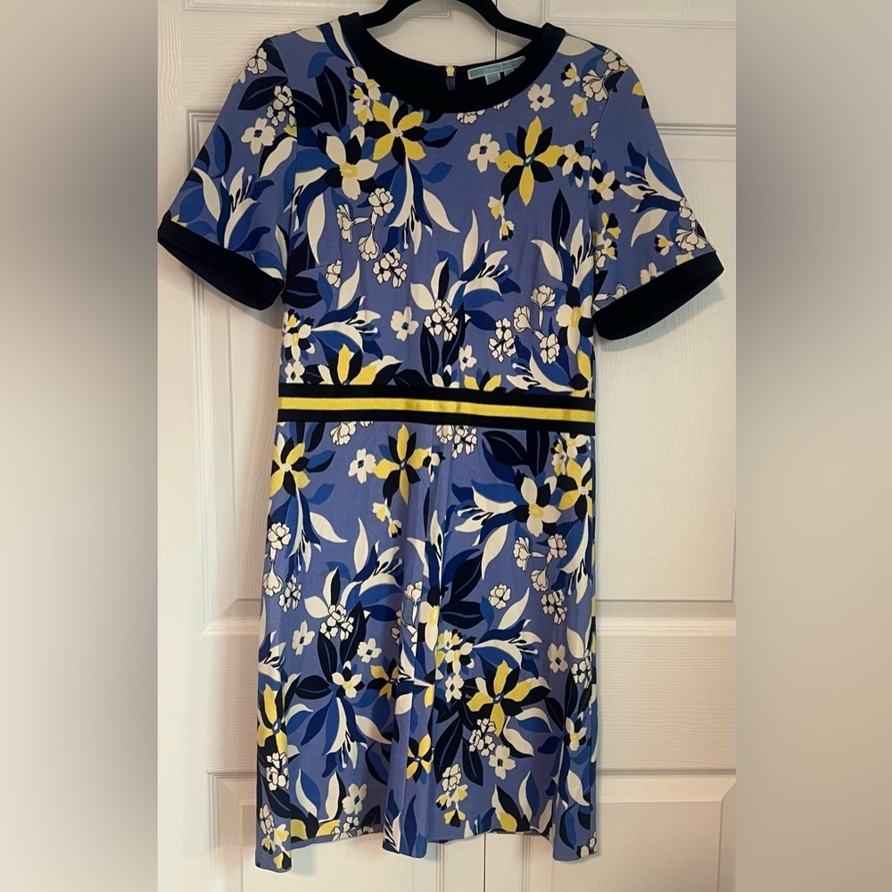 Draper James Bellamy Floral Persley Ponte Dress